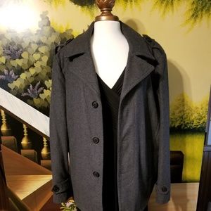 Michael Kors 3/4 Length Grey in color ladies Coat.